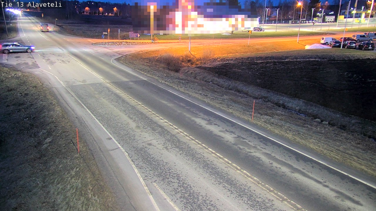 Weather Camera Image Road 13 Kruunupyy Alaveteli, Kruunupyy, Pohjanmaa