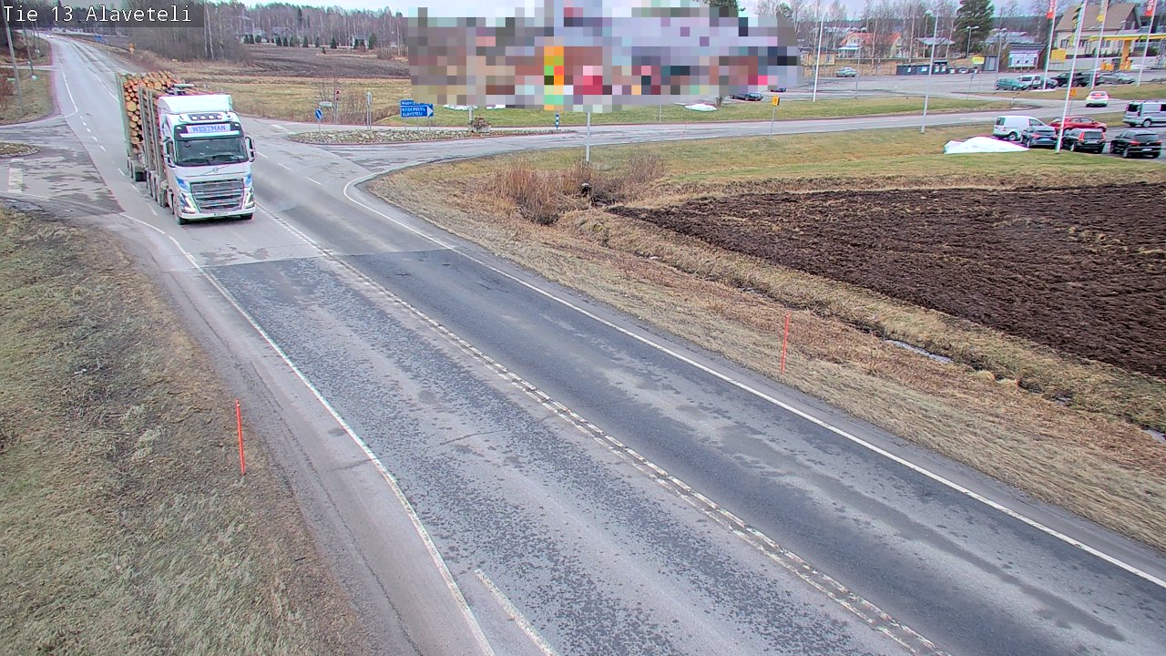 Weather Camera Image Road 13 Kruunupyy Alaveteli, Kruunupyy, Pohjanmaa