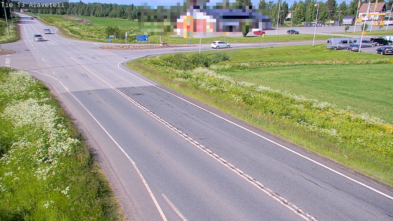 Weather Camera Image Road 13 Kruunupyy Alaveteli, Kruunupyy, Pohjanmaa