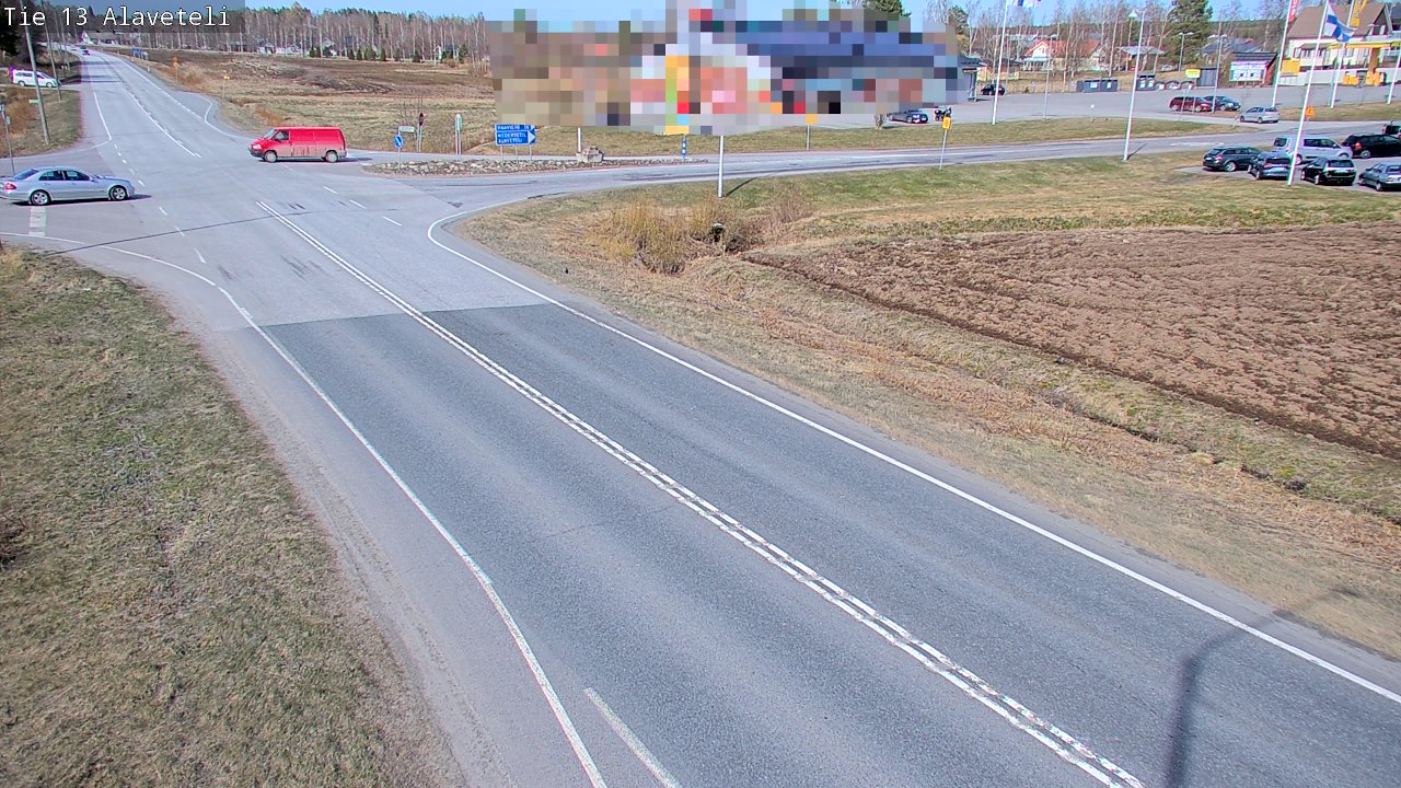Kelikamerat Kuva Tie 13 Kruunupyy Alaveteli, Kruunupyy, Pohjanmaa