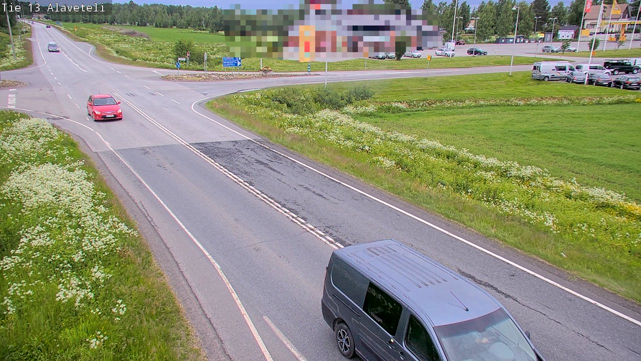 Weather Camera Image Road 13 Kruunupyy Alaveteli, Kruunupyy, Pohjanmaa