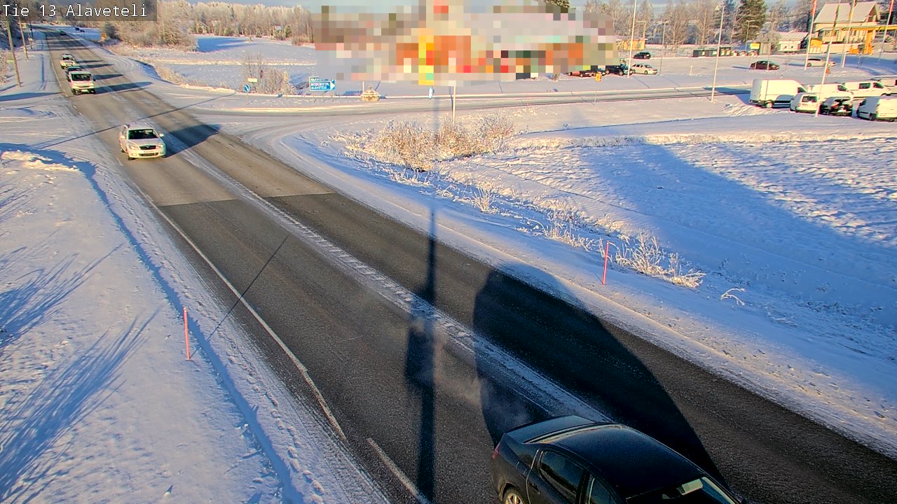 Weather Camera Image Road 13 Kruunupyy Alaveteli, Kruunupyy, Pohjanmaa