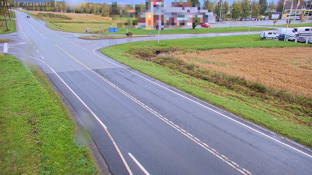 Weather Camera Image Road 13 Kruunupyy Alaveteli, Kruunupyy, Pohjanmaa