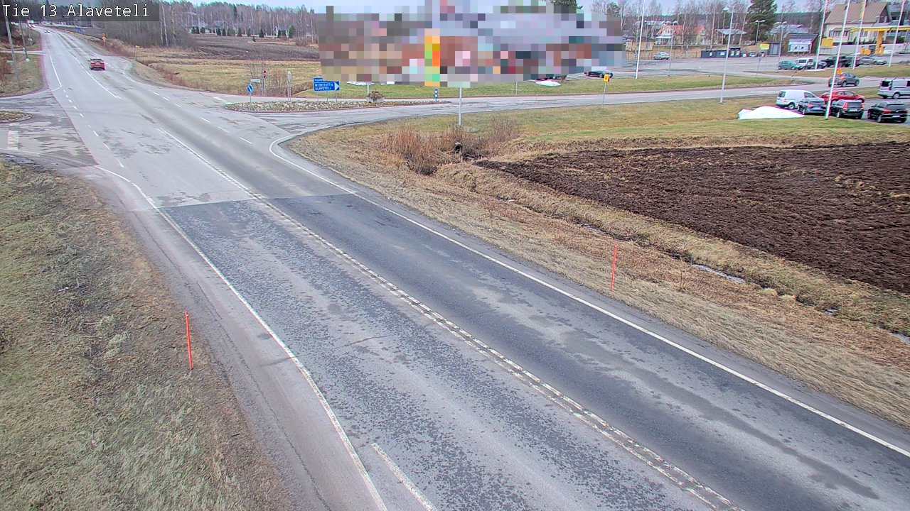 Weather Camera Image Road 13 Kruunupyy Alaveteli, Kruunupyy, Pohjanmaa