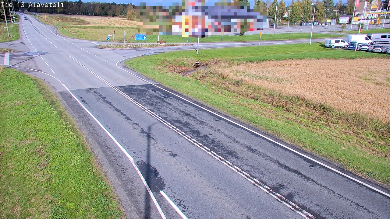 Weather Camera Image Road 13 Kruunupyy Alaveteli, Kruunupyy, Pohjanmaa