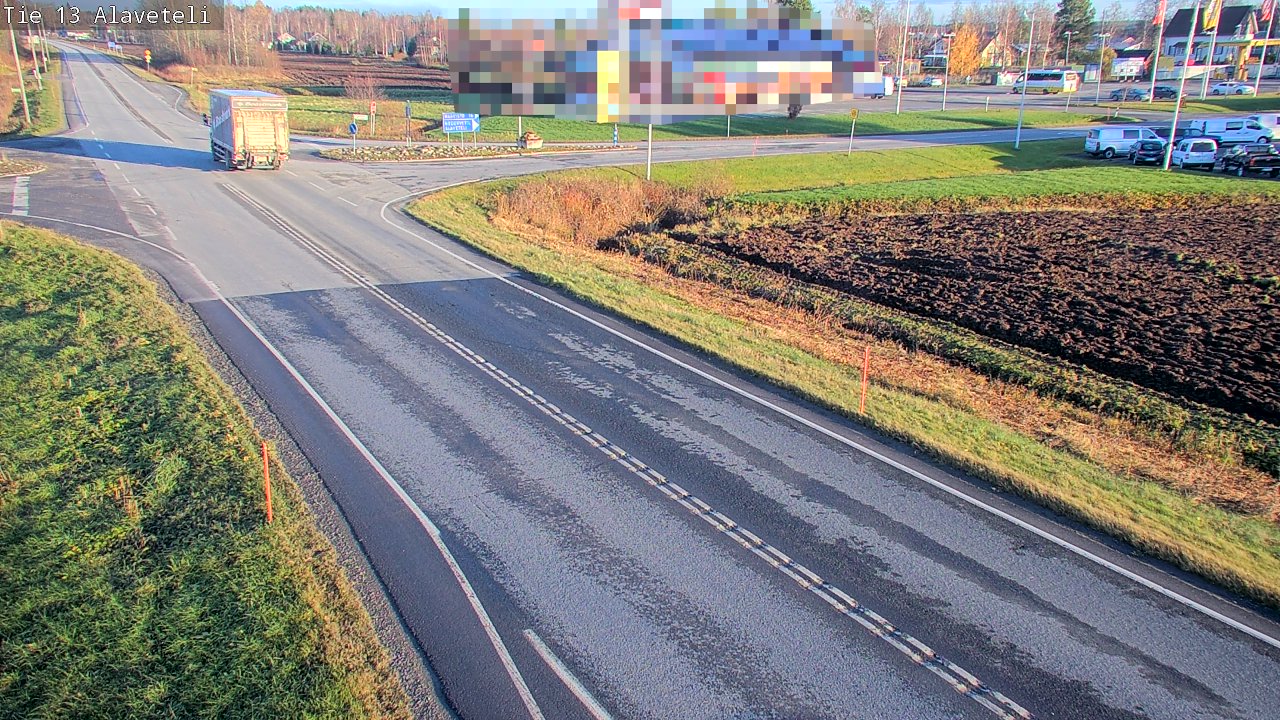 Kelikamerat Kuva Tie 13 Kruunupyy Alaveteli, Kruunupyy, Pohjanmaa