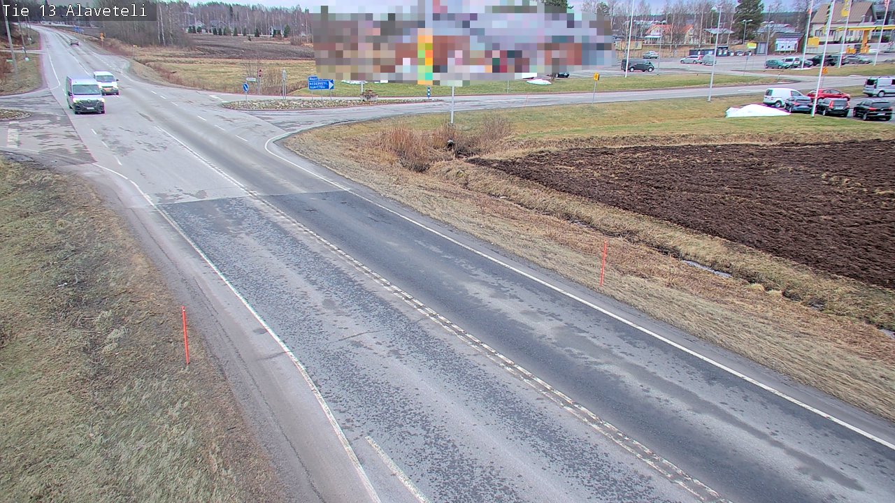 Weather Camera Image Road 13 Kruunupyy Alaveteli, Kruunupyy, Pohjanmaa