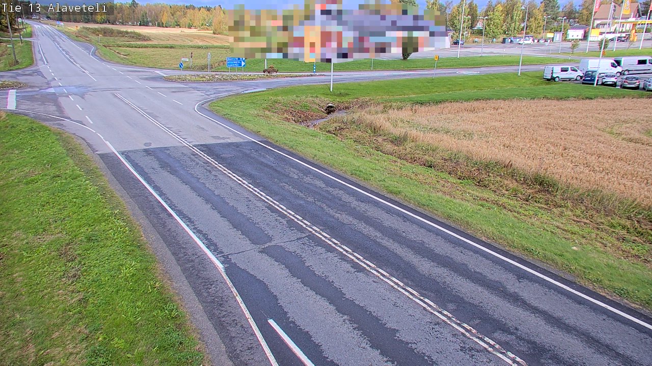 Weather Camera Image Road 13 Kruunupyy Alaveteli, Kruunupyy, Pohjanmaa