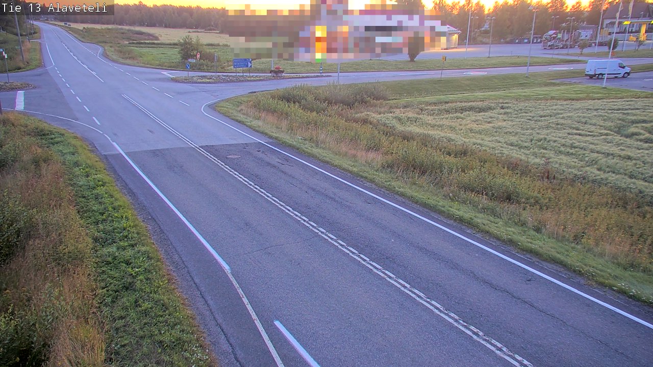 Weather Camera Image Road 13 Kruunupyy Alaveteli, Kruunupyy, Pohjanmaa