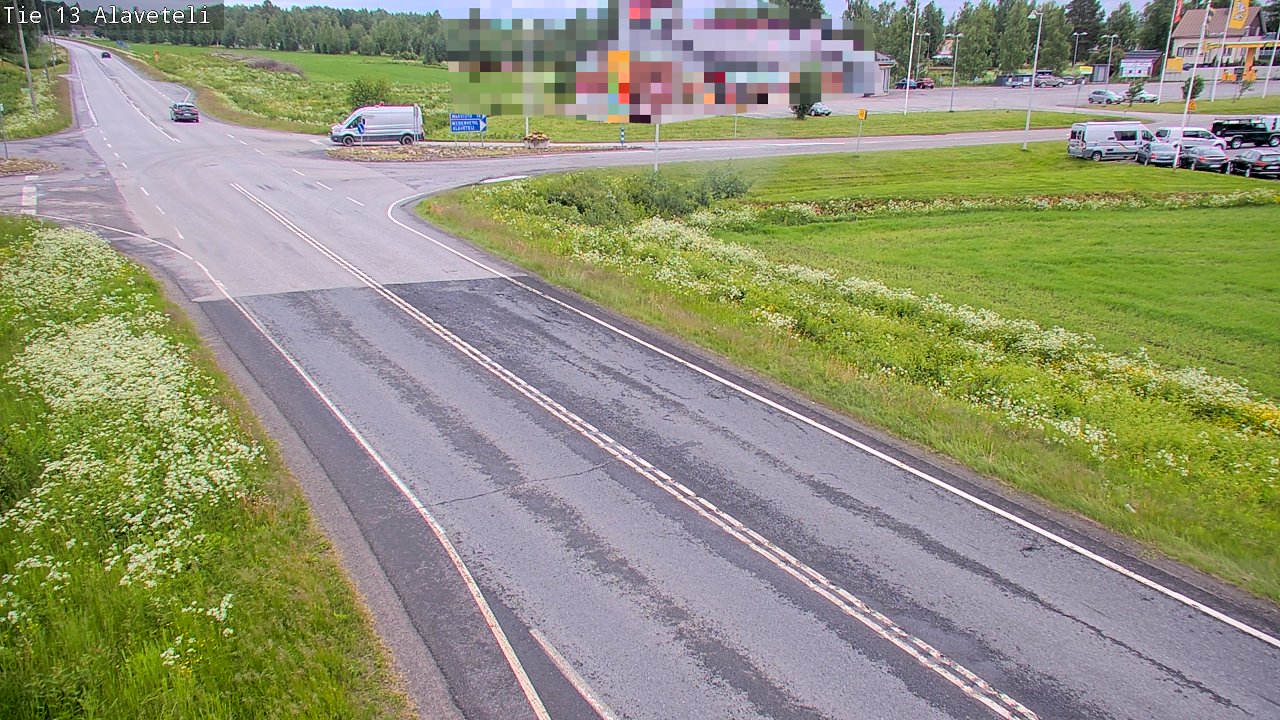 Weather Camera Image Road 13 Kruunupyy Alaveteli, Kruunupyy, Pohjanmaa