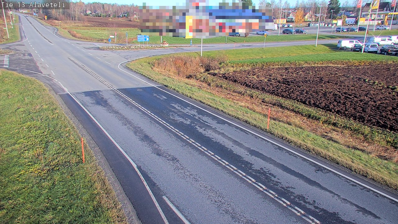 Kelikamerat Kuva Tie 13 Kruunupyy Alaveteli, Kruunupyy, Pohjanmaa