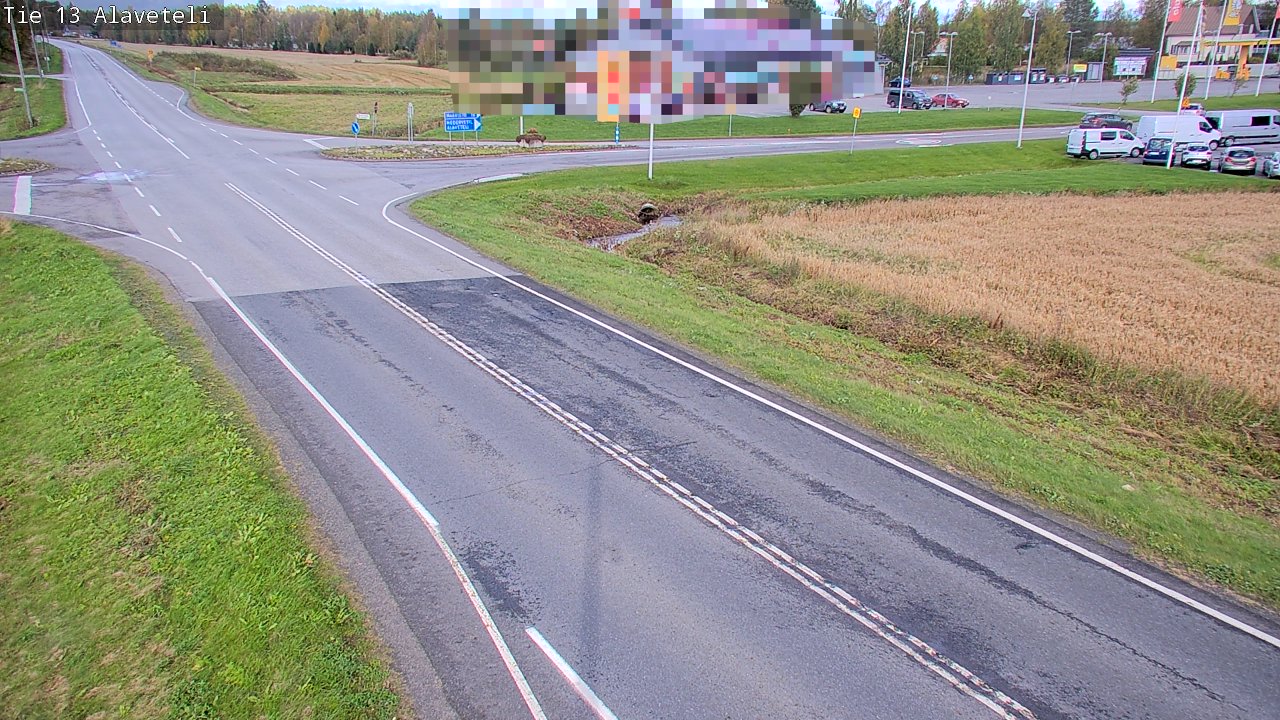 Weather Camera Image Road 13 Kruunupyy Alaveteli, Kruunupyy, Pohjanmaa