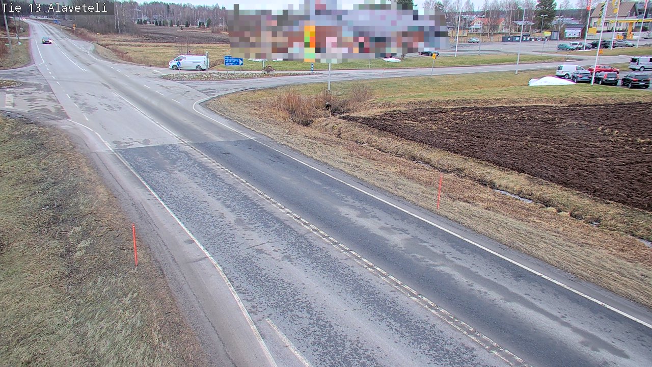 Weather Camera Image Road 13 Kruunupyy Alaveteli, Kruunupyy, Pohjanmaa