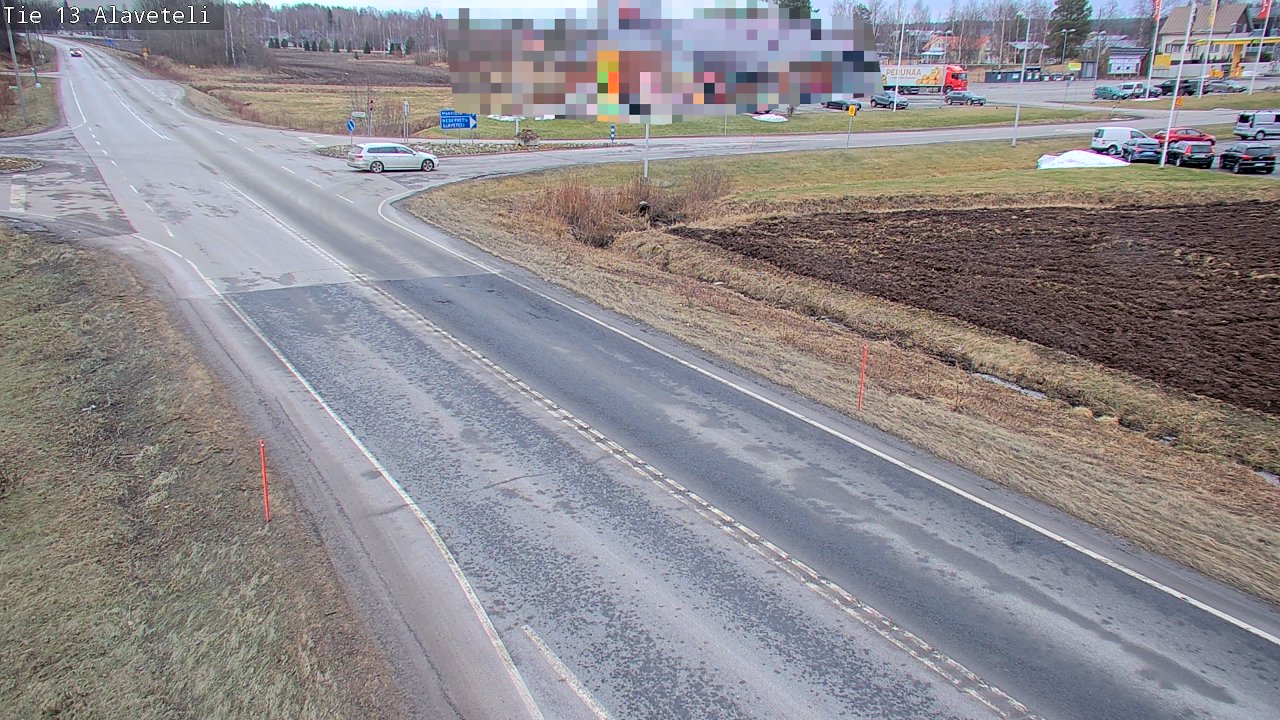 Weather Camera Image Road 13 Kruunupyy Alaveteli, Kruunupyy, Pohjanmaa