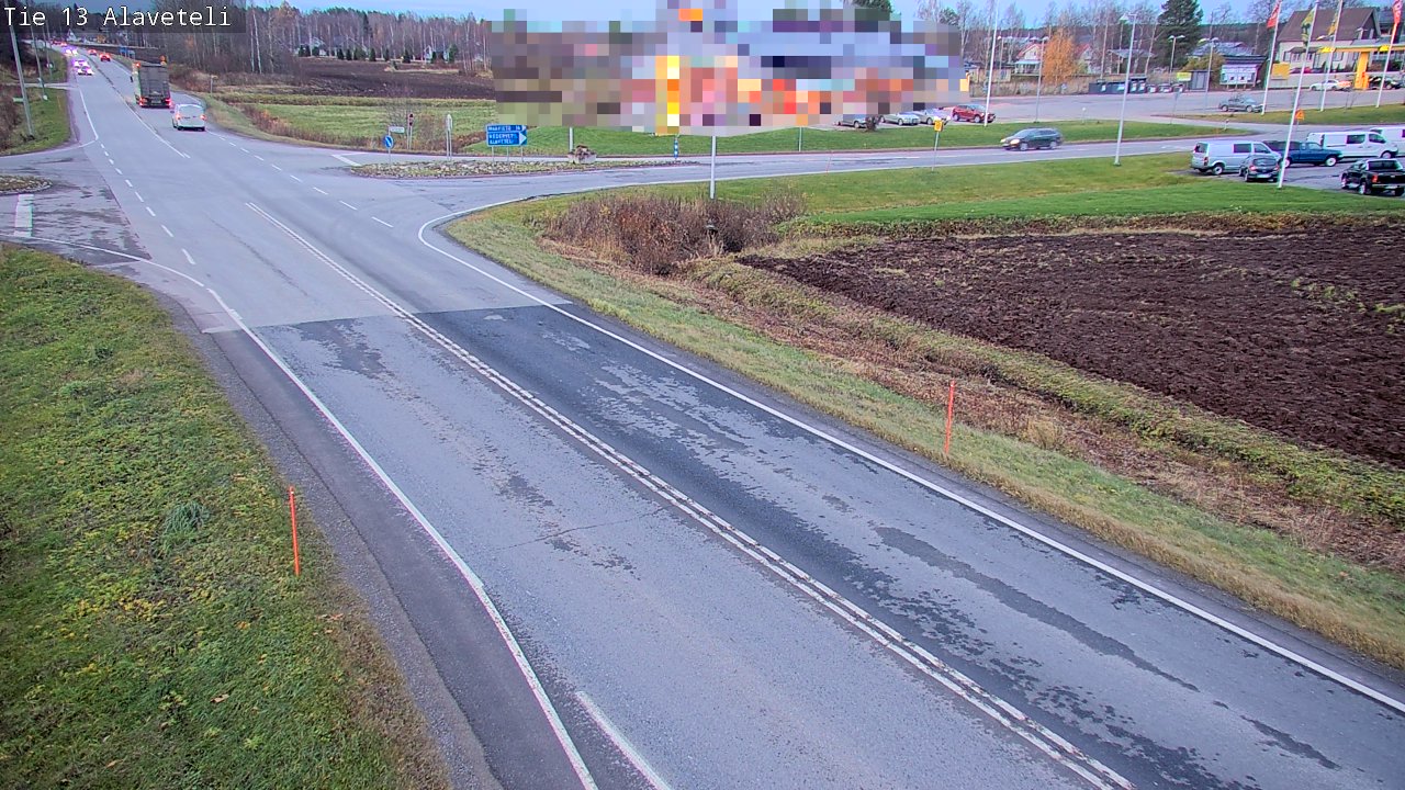 Kelikamerat Kuva Tie 13 Kruunupyy Alaveteli, Kruunupyy, Pohjanmaa