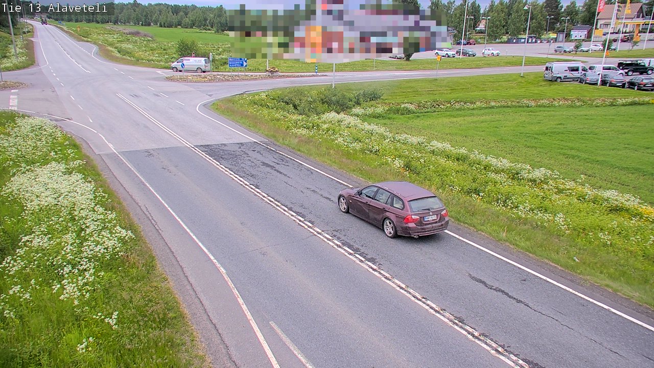 Weather Camera Image Road 13 Kruunupyy Alaveteli, Kruunupyy, Pohjanmaa