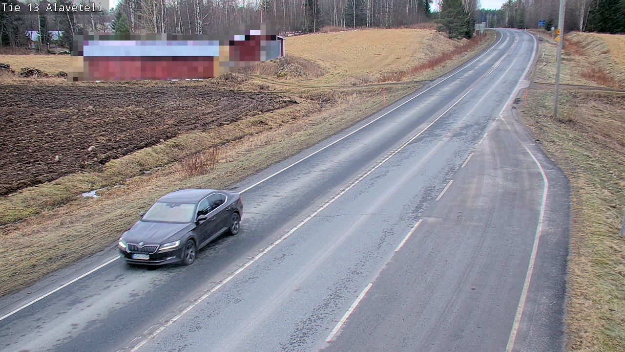 Weather Camera Image Road 13 Kruunupyy Alaveteli, Kruunupyy, Pohjanmaa