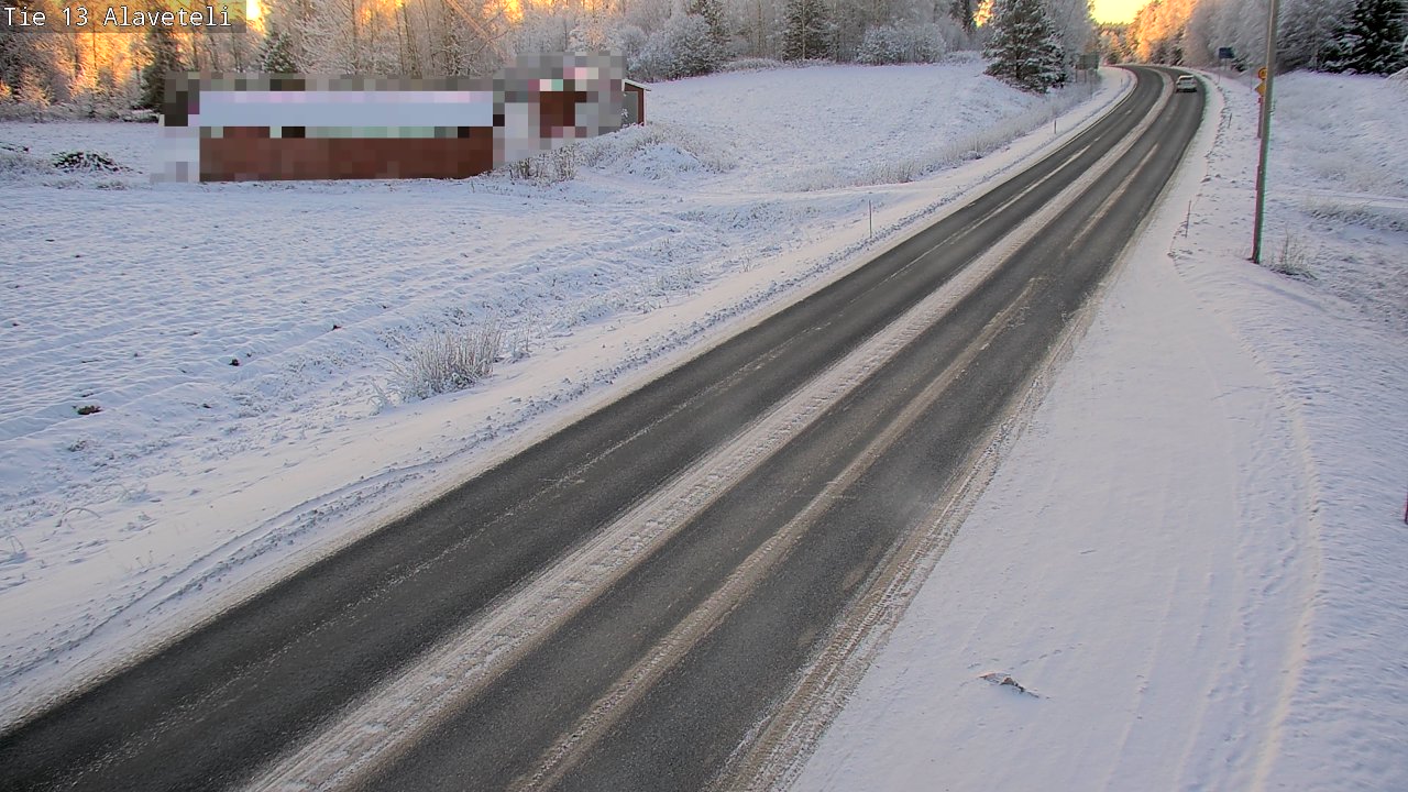 Weather Camera Image Road 13 Kruunupyy Alaveteli, Kruunupyy, Pohjanmaa