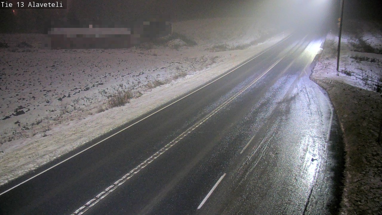 Weather Camera Image Väg 13 Kronoby Nedervetil, Kruunupyy, Pohjanmaa