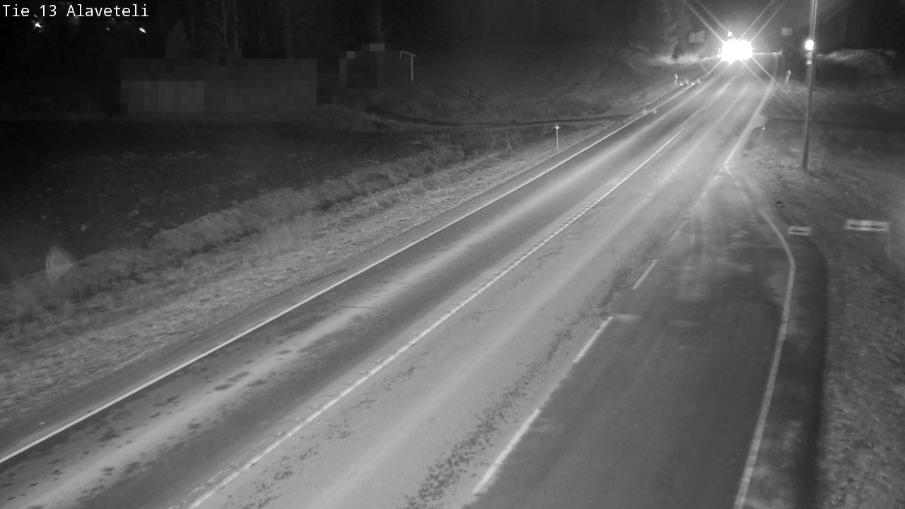 Weather Camera Image Väg 13 Kronoby Nedervetil, Kruunupyy, Pohjanmaa