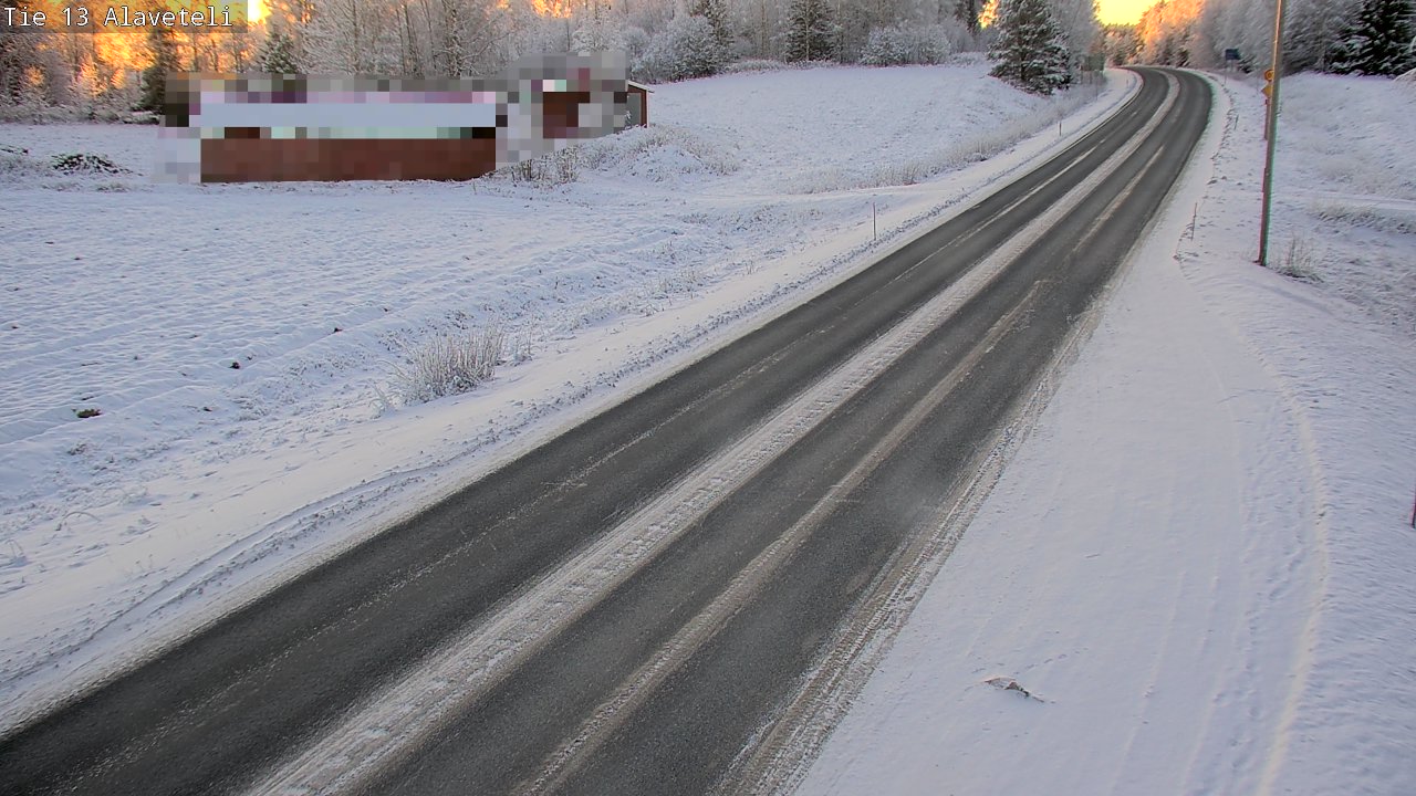 Weather Camera Image Road 13 Kruunupyy Alaveteli, Kruunupyy, Pohjanmaa