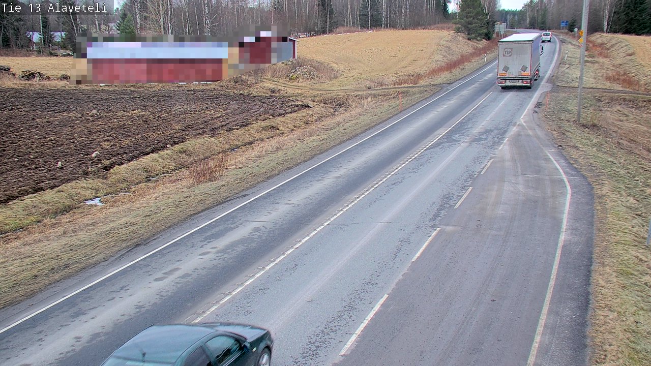 Weather Camera Image Road 13 Kruunupyy Alaveteli, Kruunupyy, Pohjanmaa