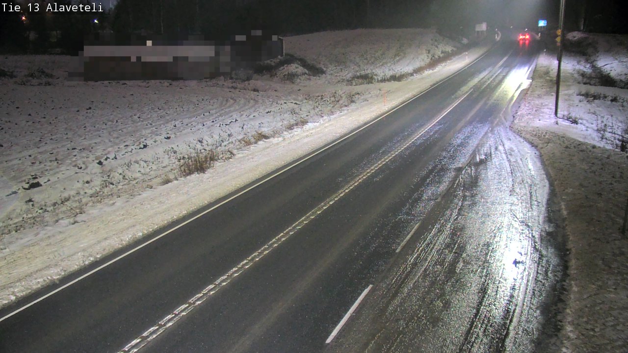 Weather Camera Image Väg 13 Kronoby Nedervetil, Kruunupyy, Pohjanmaa