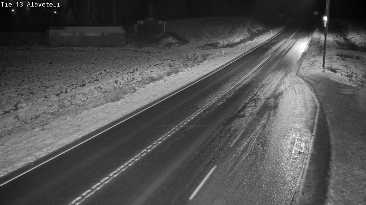 Weather Camera Image Väg 13 Kronoby Nedervetil, Kruunupyy, Pohjanmaa