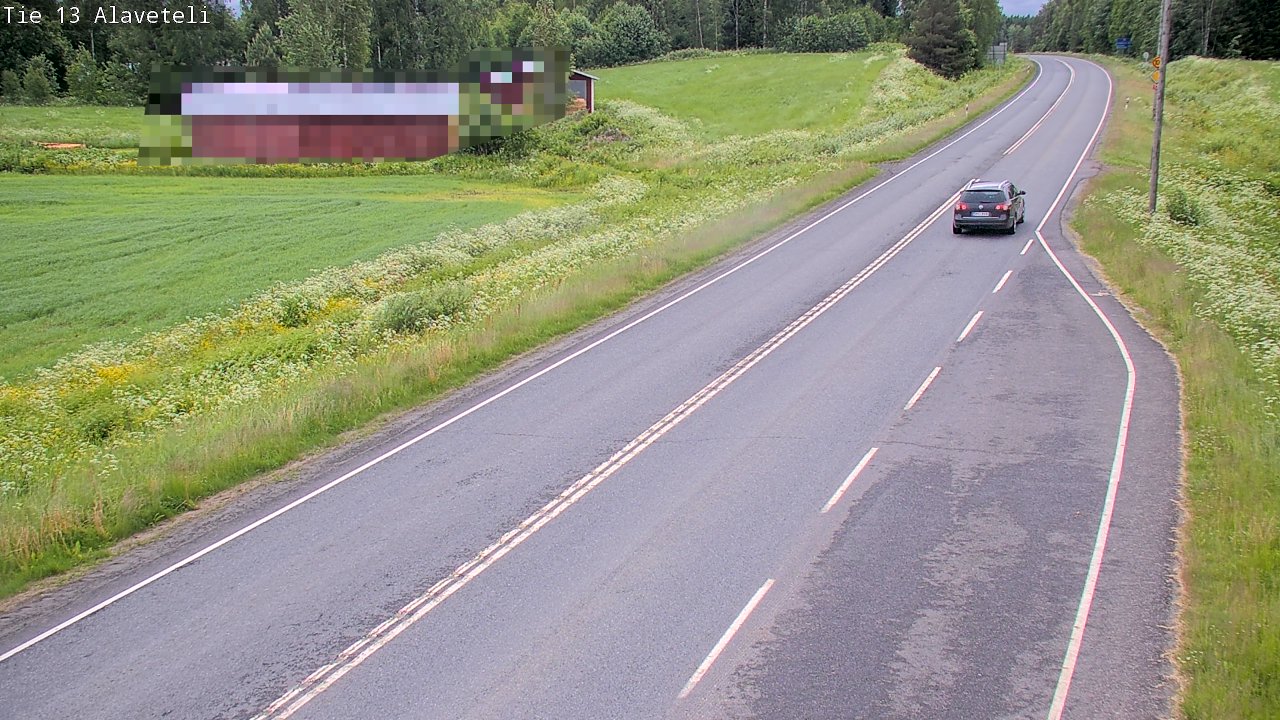 Weather Camera Image Road 13 Kruunupyy Alaveteli, Kruunupyy, Pohjanmaa