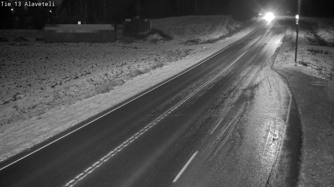 Weather Camera Image Väg 13 Kronoby Nedervetil, Kruunupyy, Pohjanmaa