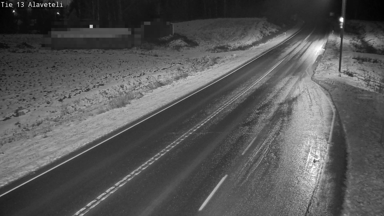 Weather Camera Image Väg 13 Kronoby Nedervetil, Kruunupyy, Pohjanmaa