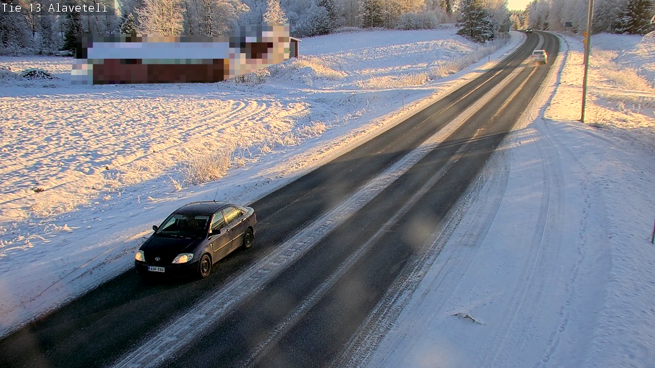 Weather Camera Image Road 13 Kruunupyy Alaveteli, Kruunupyy, Pohjanmaa