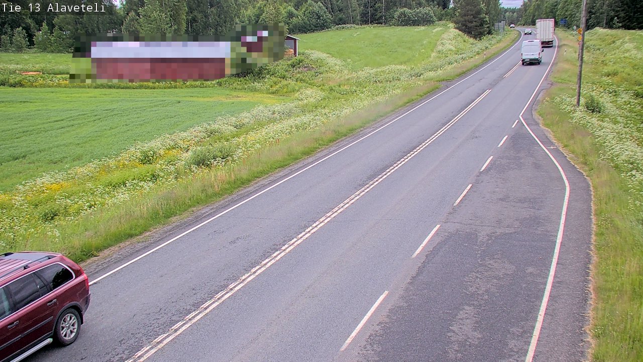 Weather Camera Image Road 13 Kruunupyy Alaveteli, Kruunupyy, Pohjanmaa