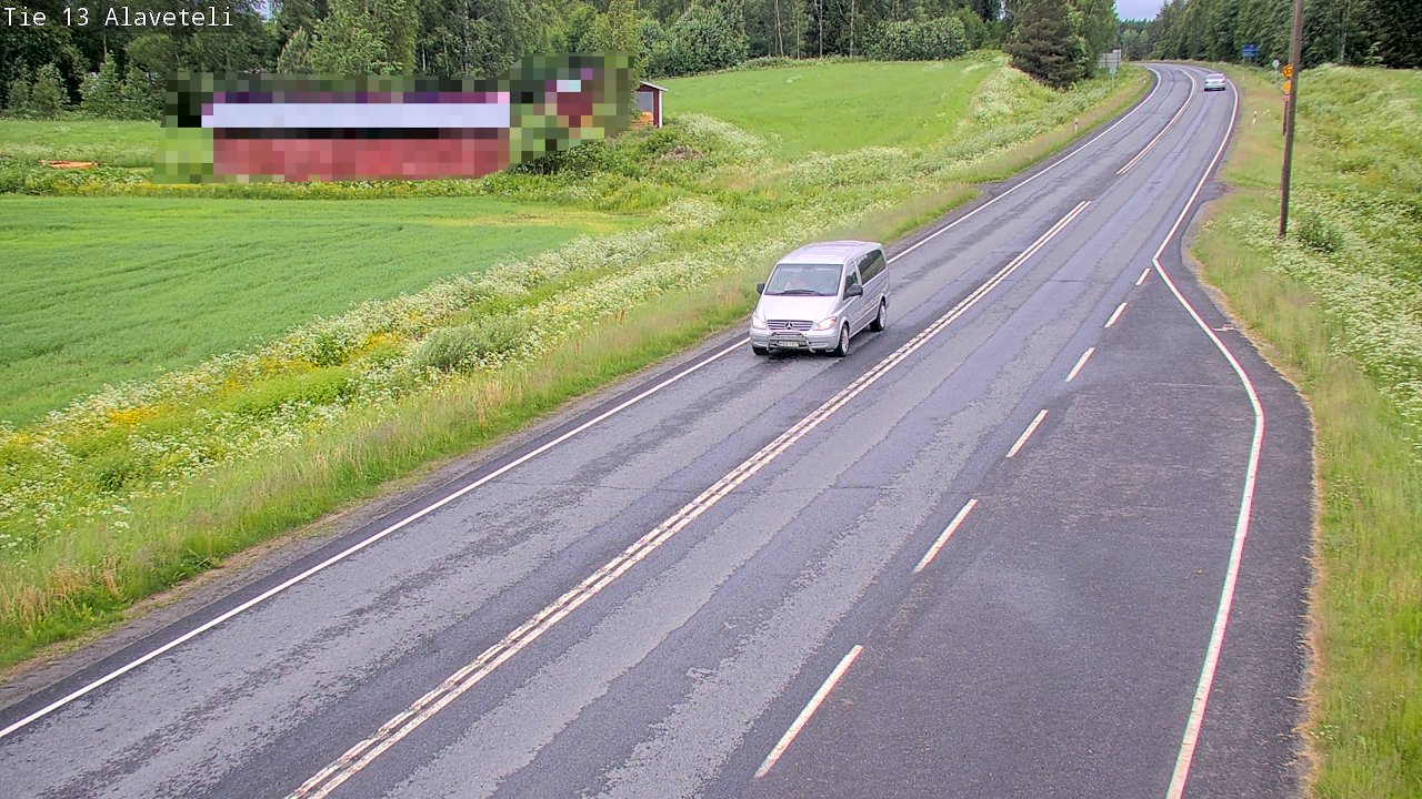 Weather Camera Image Road 13 Kruunupyy Alaveteli, Kruunupyy, Pohjanmaa