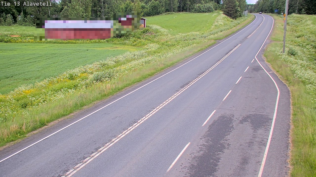 Weather Camera Image Road 13 Kruunupyy Alaveteli, Kruunupyy, Pohjanmaa