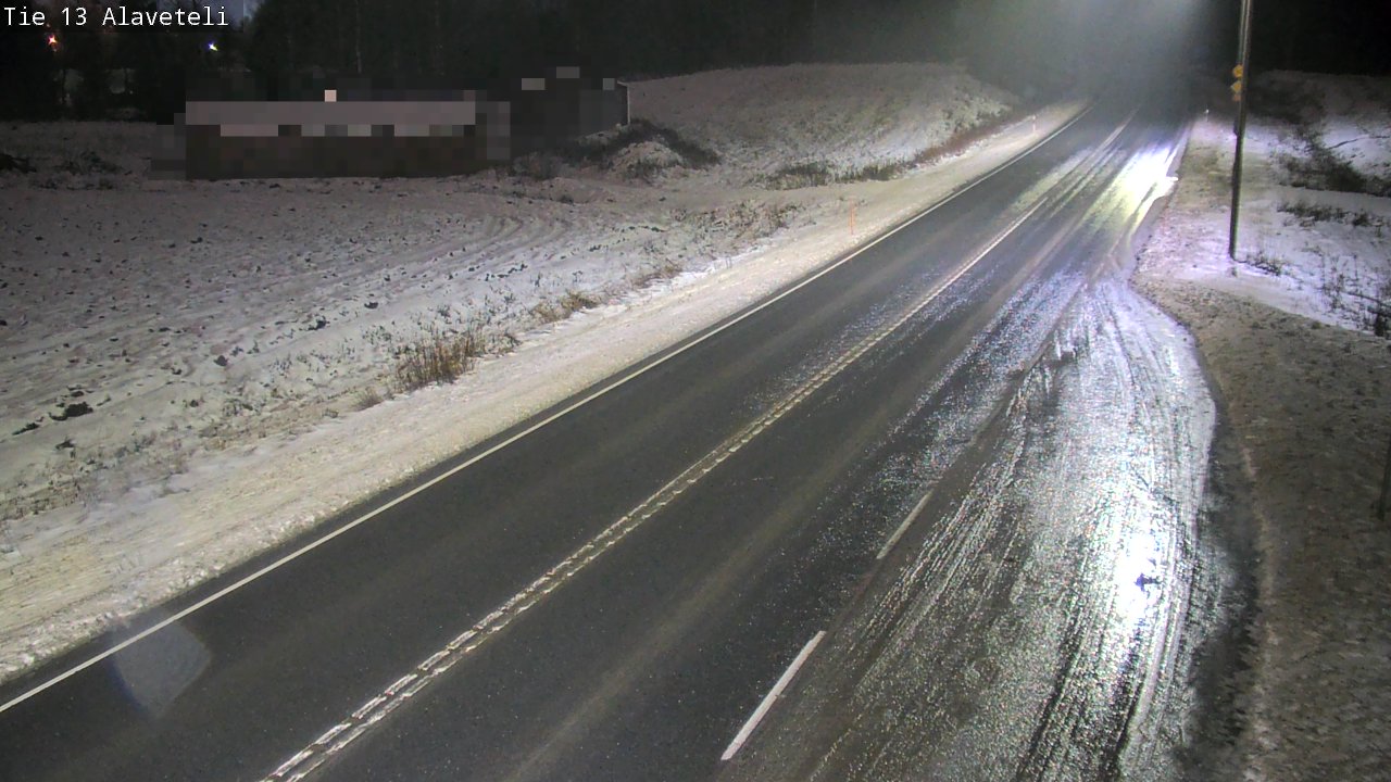 Weather Camera Image Väg 13 Kronoby Nedervetil, Kruunupyy, Pohjanmaa