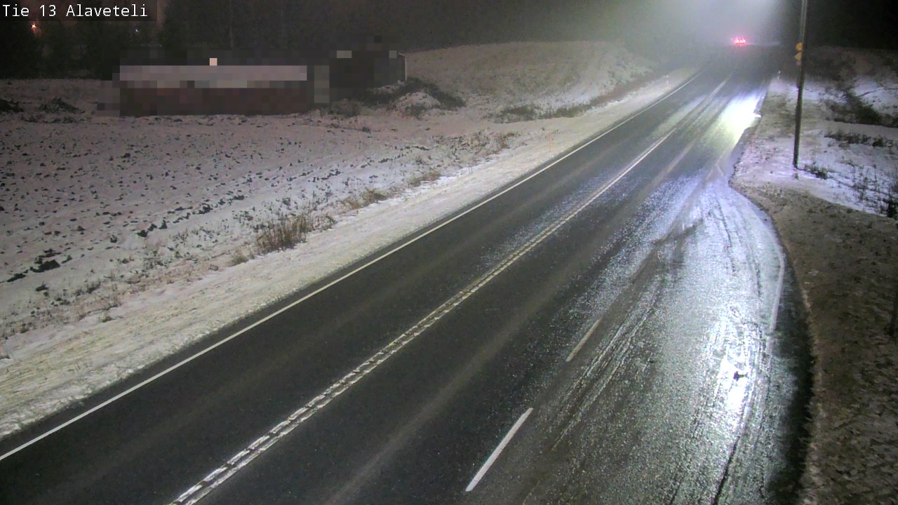 Weather Camera Image Väg 13 Kronoby Nedervetil, Kruunupyy, Pohjanmaa