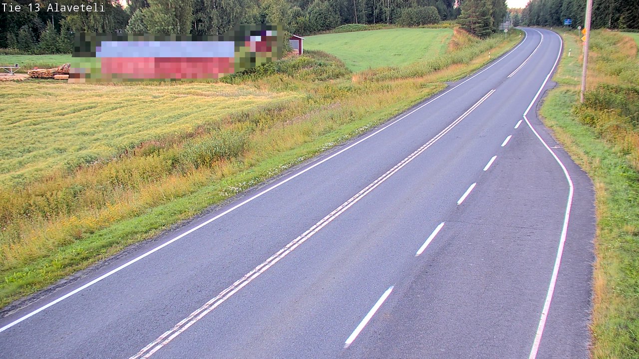 Weather Camera Image Road 13 Kruunupyy Alaveteli, Kruunupyy, Pohjanmaa