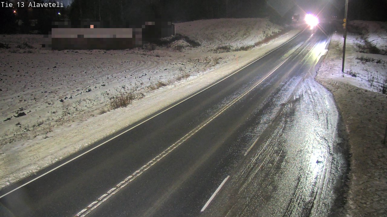 Weather Camera Image Väg 13 Kronoby Nedervetil, Kruunupyy, Pohjanmaa