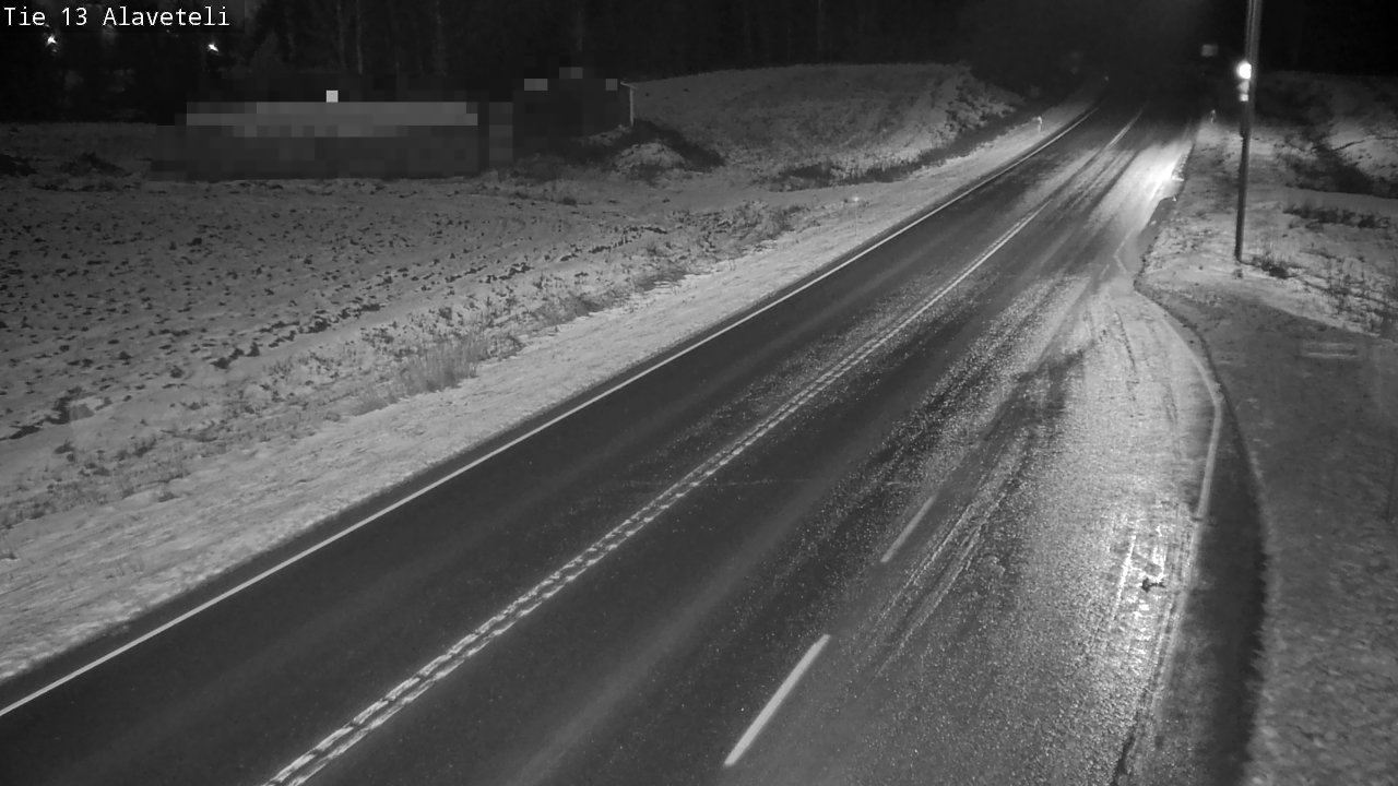 Weather Camera Image Väg 13 Kronoby Nedervetil, Kruunupyy, Pohjanmaa