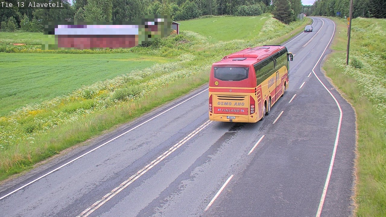 Weather Camera Image Road 13 Kruunupyy Alaveteli, Kruunupyy, Pohjanmaa