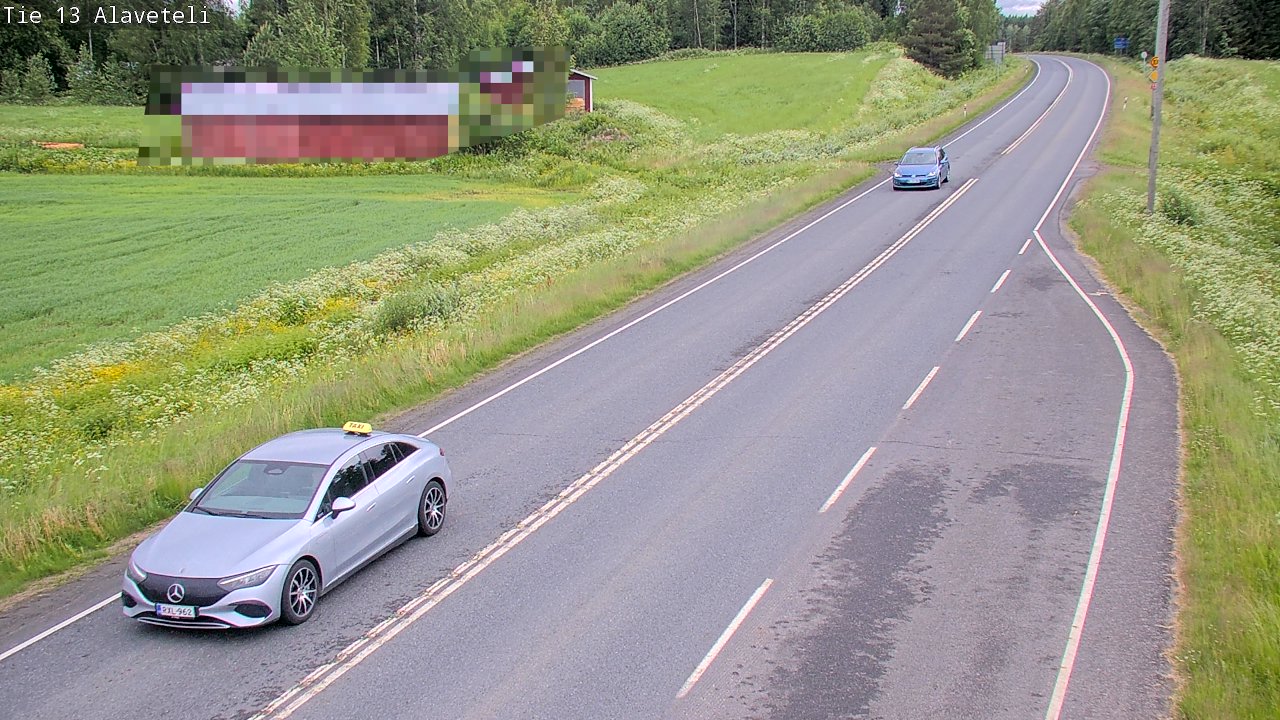 Weather Camera Image Road 13 Kruunupyy Alaveteli, Kruunupyy, Pohjanmaa