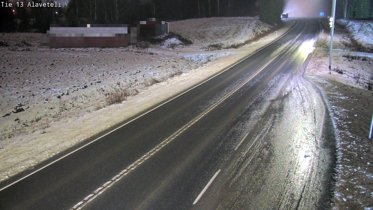 Weather Camera Image Väg 13 Kronoby Nedervetil, Kruunupyy, Pohjanmaa