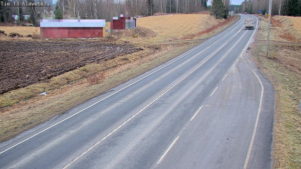 Weather Camera Image Road 13 Kruunupyy Alaveteli, Kruunupyy, Pohjanmaa