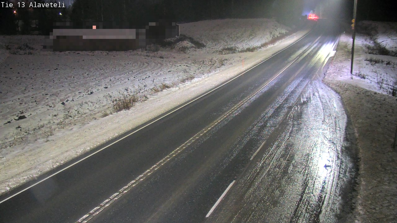 Weather Camera Image Väg 13 Kronoby Nedervetil, Kruunupyy, Pohjanmaa