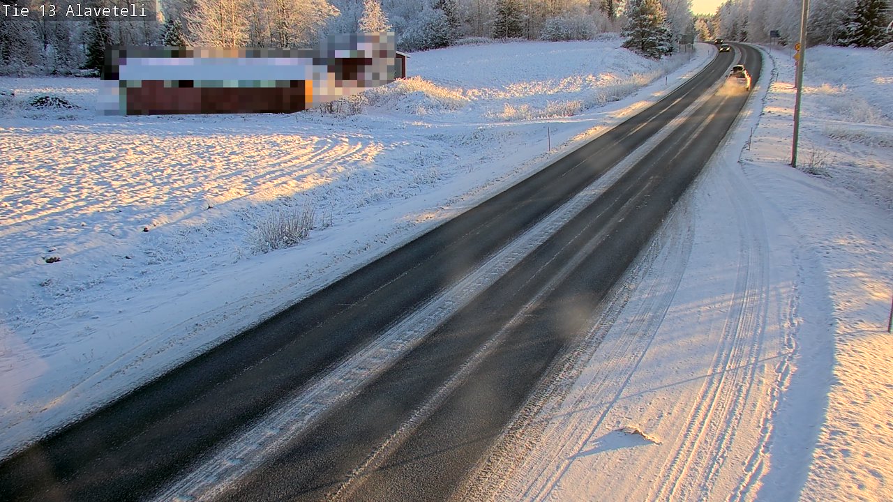 Weather Camera Image Road 13 Kruunupyy Alaveteli, Kruunupyy, Pohjanmaa