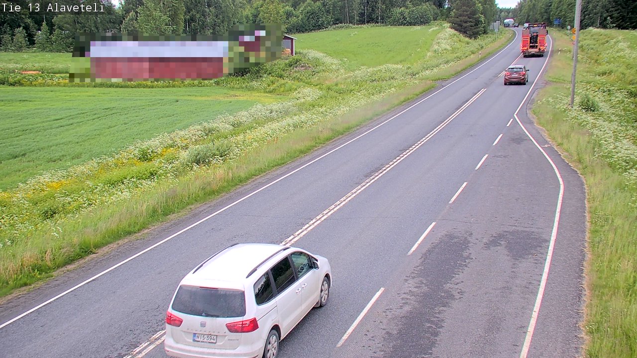 Weather Camera Image Road 13 Kruunupyy Alaveteli, Kruunupyy, Pohjanmaa