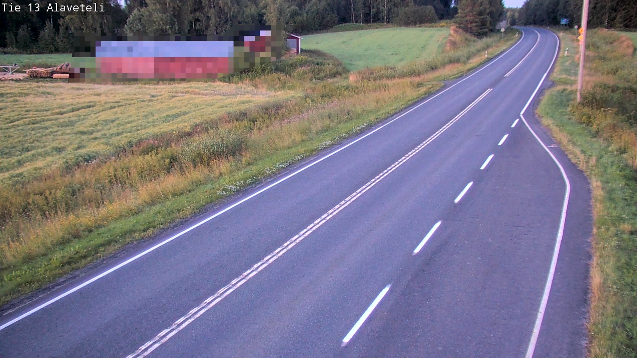Weather Camera Image Road 13 Kruunupyy Alaveteli, Kruunupyy, Pohjanmaa
