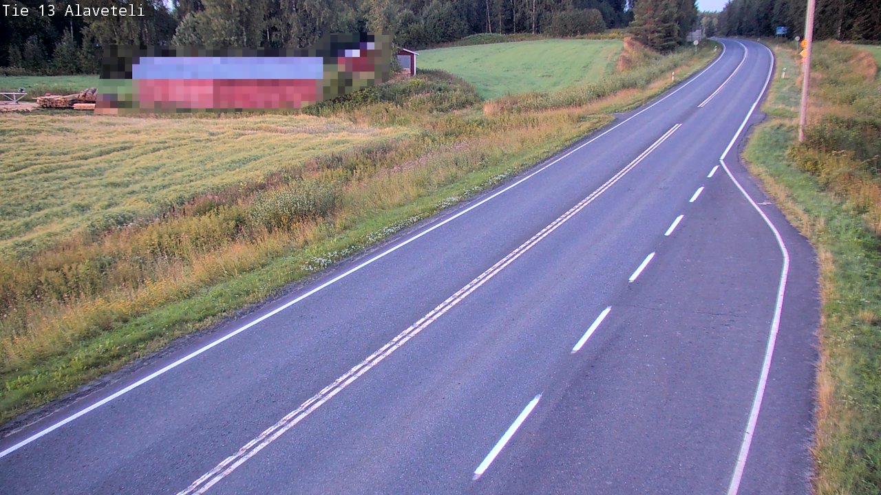 Weather Camera Image Road 13 Kruunupyy Alaveteli, Kruunupyy, Pohjanmaa