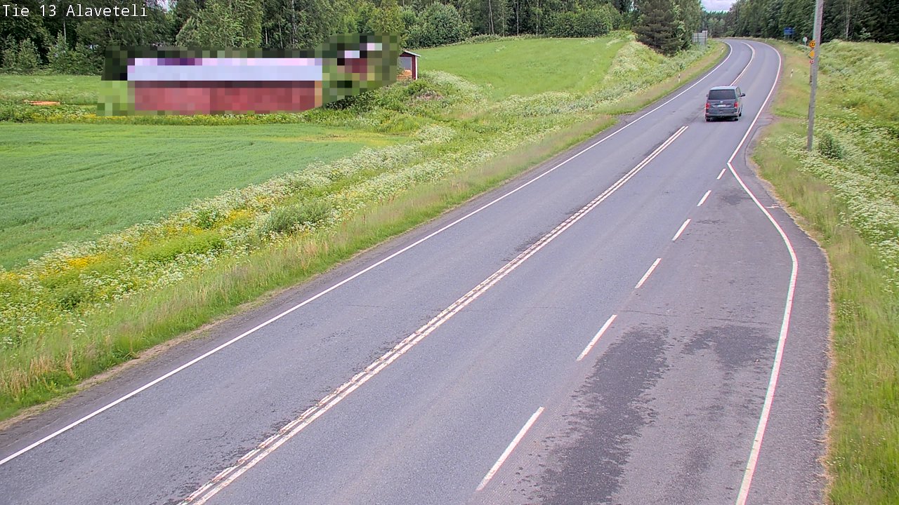 Weather Camera Image Road 13 Kruunupyy Alaveteli, Kruunupyy, Pohjanmaa